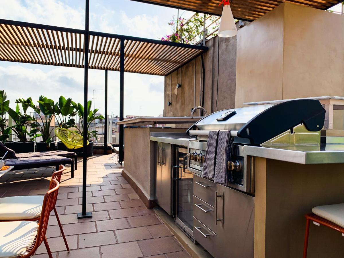 Incredible 2Br Penthouse With Urban Rooftop Garden Барселона Экстерьер фото
